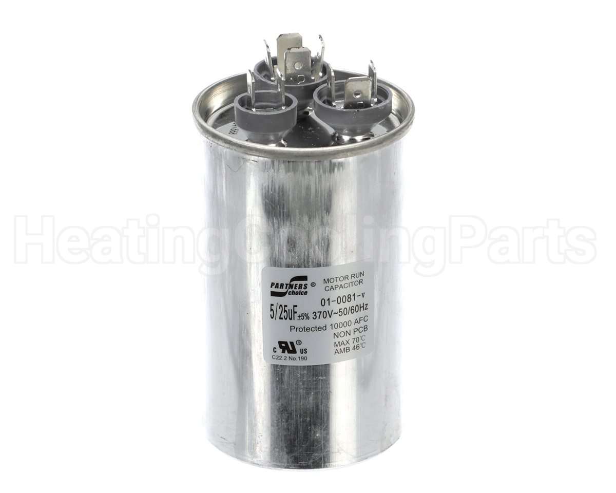 01-0081 Nordyne Dual Capac 25/5 370V Round