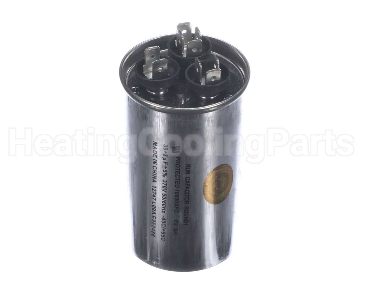 01-0262 Nordyne 30/3Mfd 370V Rnd Run Capacitor