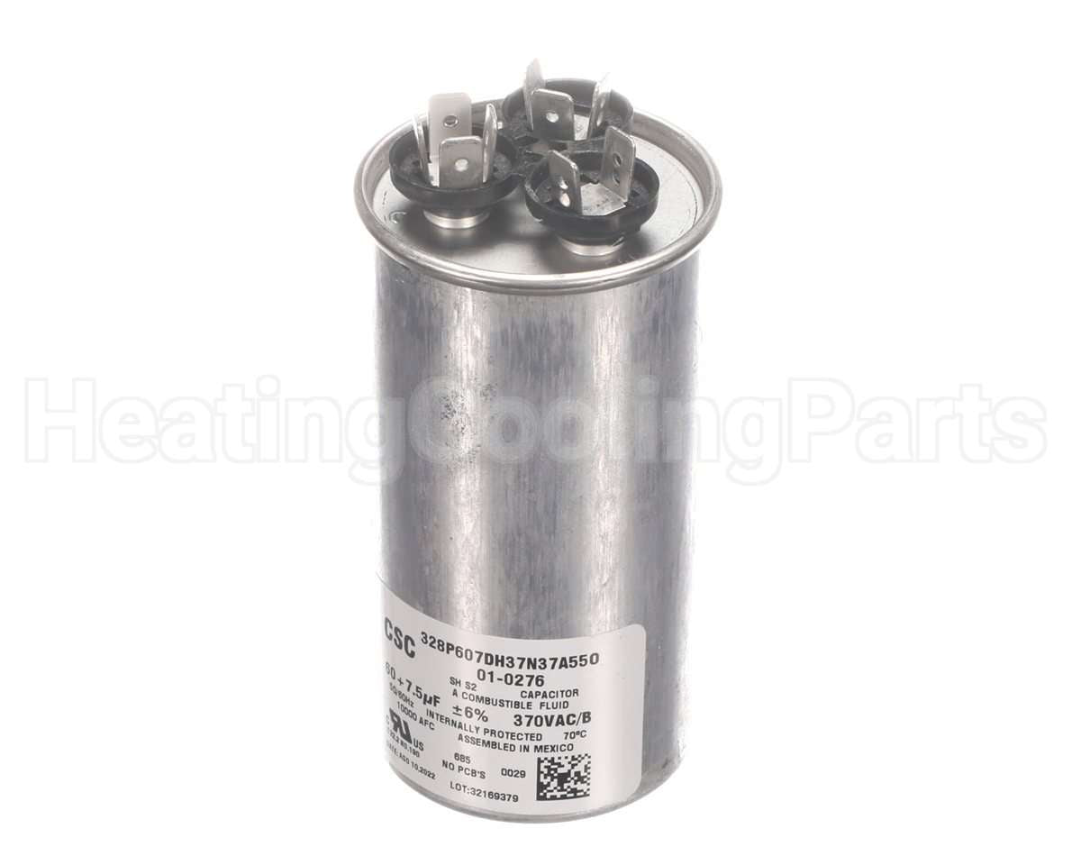 01-0276 Nordyne 60/7.5Mfd 370V Capacitor