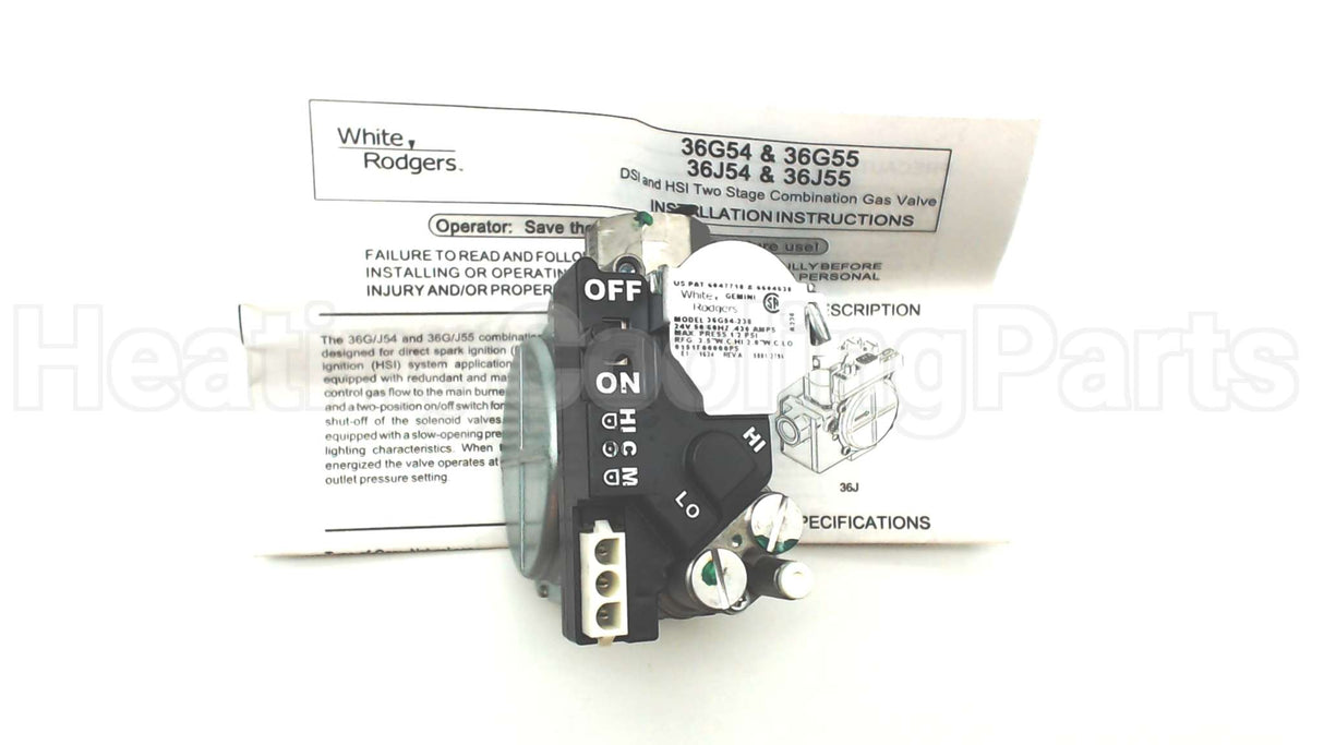 0151F00000PS Amana-Goodman 24V2Stg3.5"Wcnat1/2" Gas Valve