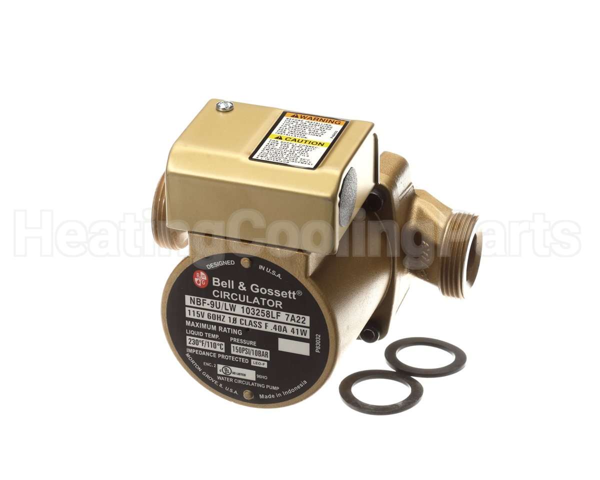 103258LF Xylem-Bell & Gossett Nbf-9U/Lw 1/40Hp Union 115V