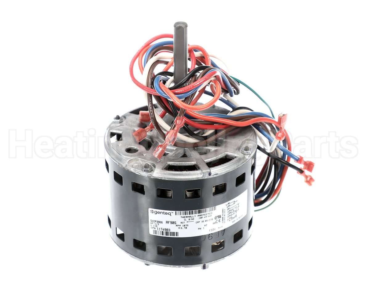 1174983 International Comfort Products 115V 1/3Hp 1075Rpm Ccwle Motor