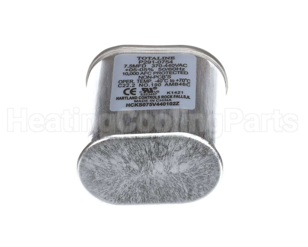 1187293 International Comfort Products Run Capac 7.5 Mfd 370V Oval
