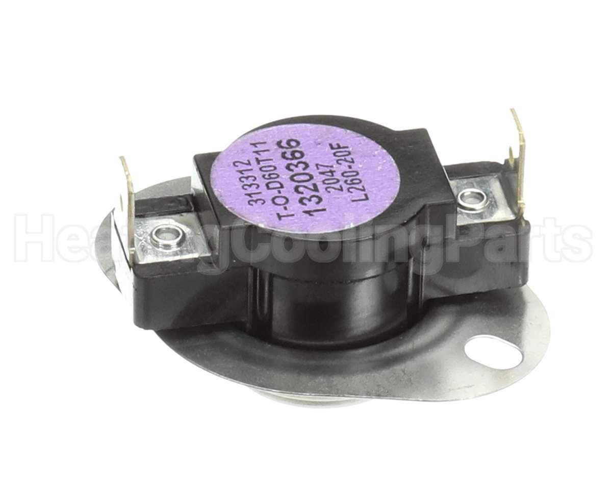 1320366 International Comfort Products 240-260F Auto Limit Switch