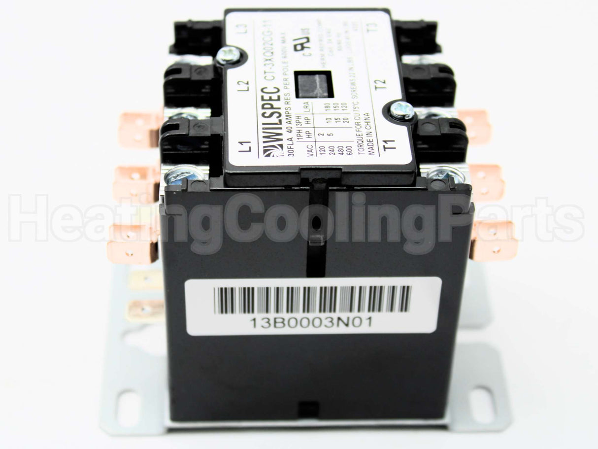 13B0003N01 Climatemaster Comp Cont 3P/3Ph/30A 24V Coil