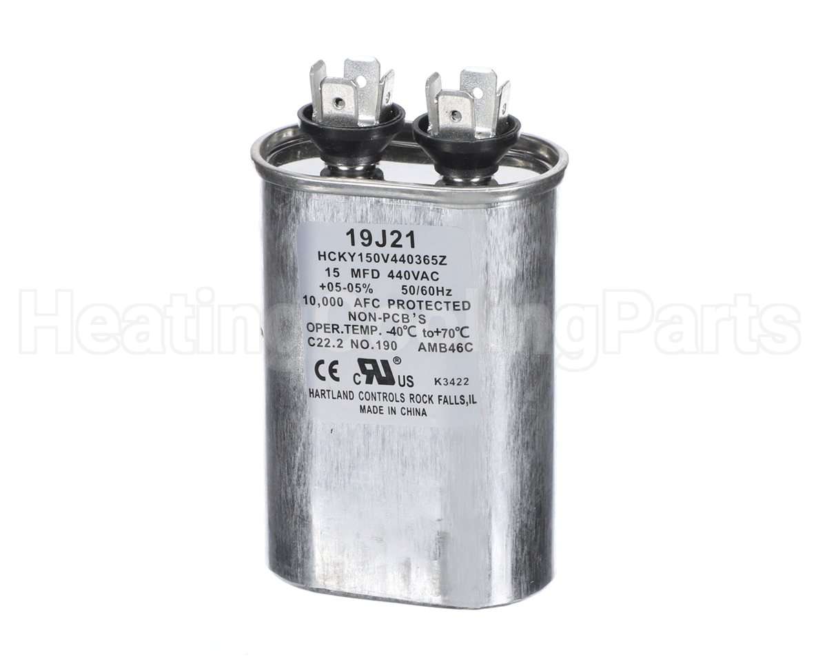 19J21 Lennox 15Mfd 440V Ovalruncapacitor
