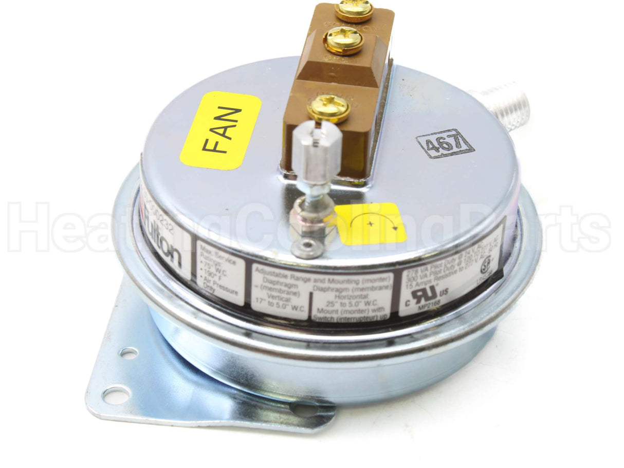 2-30-000232 Fulton Boiler Fan Proving Switch