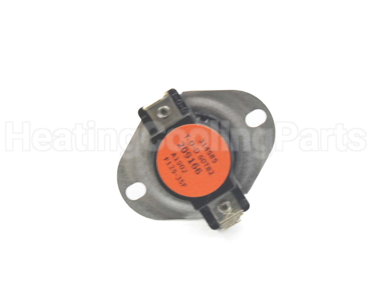 209166 Reznor 125F Fan Control 60T82-314585