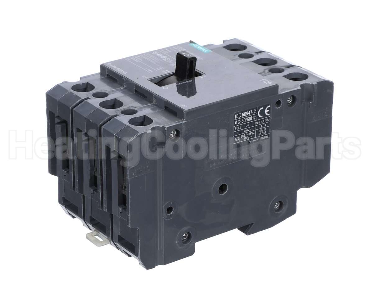 22525803 Heatcraft Refrigeration Circbrkr 15Amp 3Pole 480V