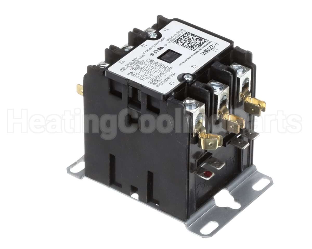 2255845 Heatcraft Refrigeration Contactor 25 Amp 3 Pole 24V