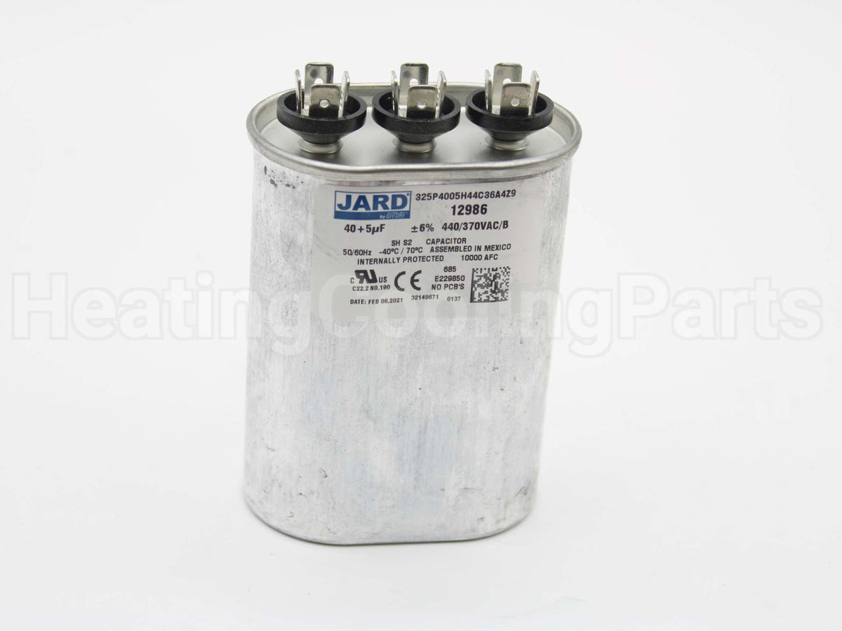 24280845 International Comfort Products 5/40 Mfd 440V Oval Run Capac