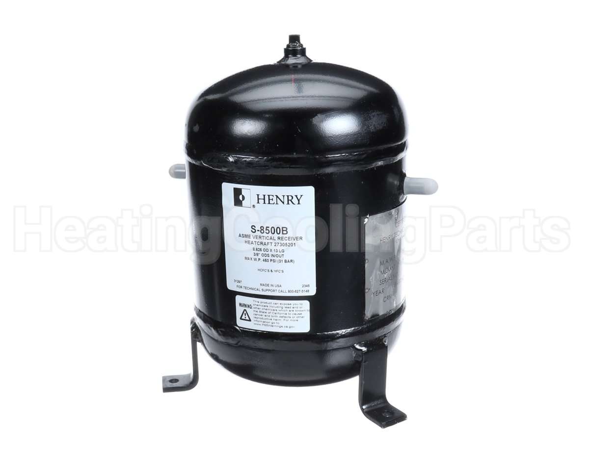 27305201 Heatcraft Refrigeration Vertical Receiver 8 8/5" X 13"
