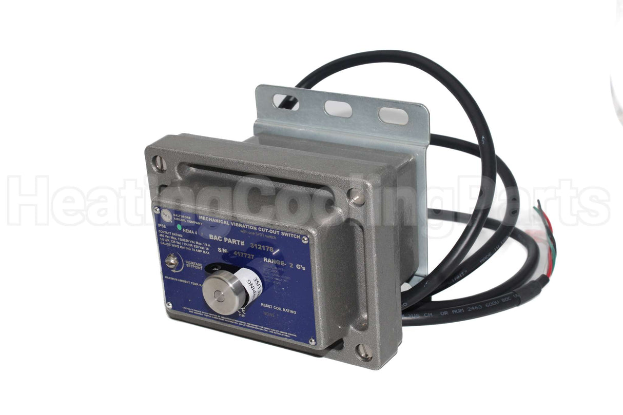 312178 Baltimore Aircoil (Bac) Vibration Switch
