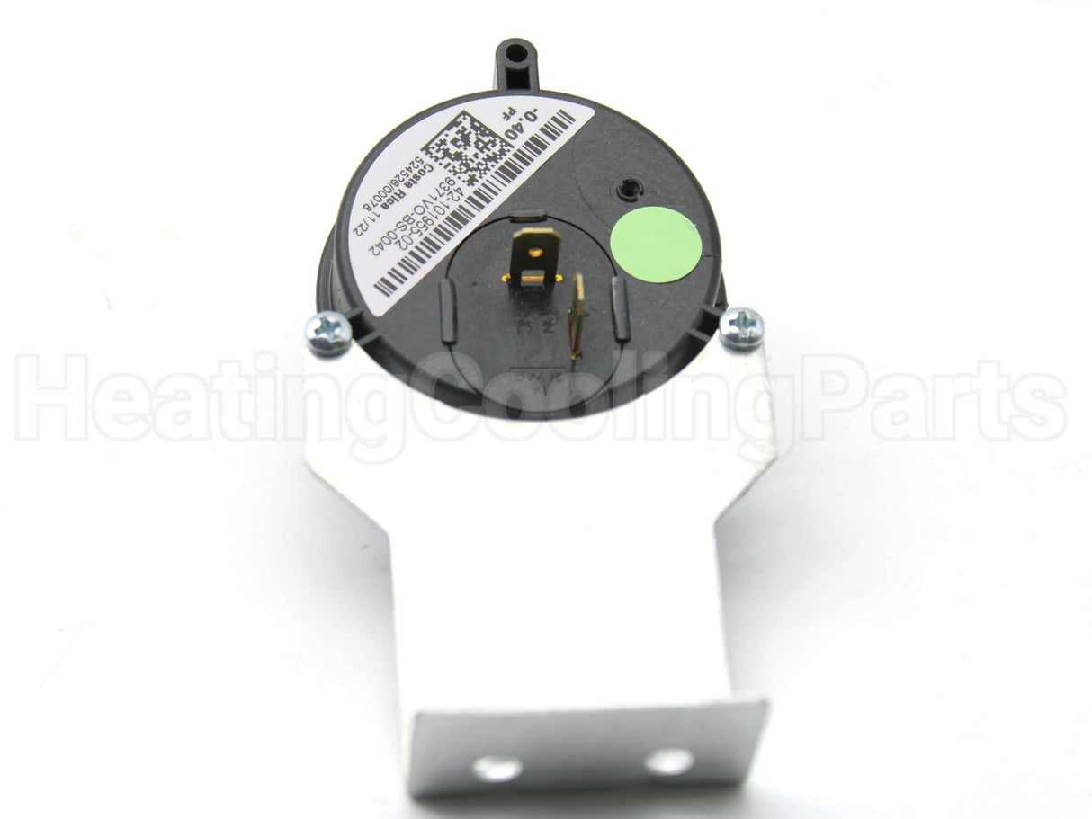 42-101955-02 Rheem-Ruud -.4"Wc Spst Pressure Switch