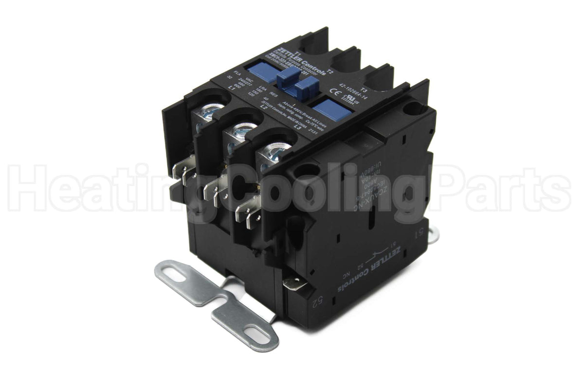 42-102664-14 Rheem-Ruud 24V 30A 3P Contactor W/Aux