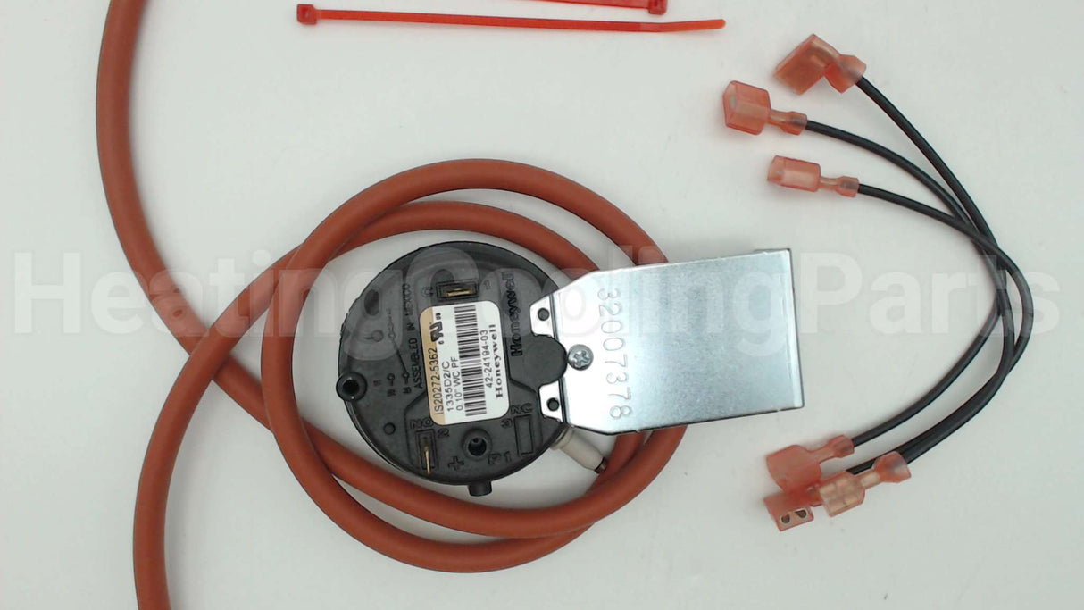 42-24194-83 Rheem-Ruud .1"Wc Spst Pressure Switch