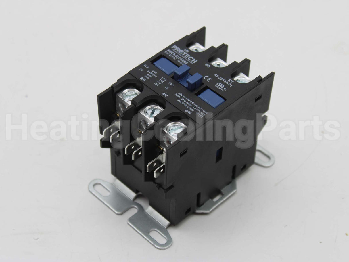 42-25103-01 Rheem-Ruud 24V 32A 3Pole Contactor