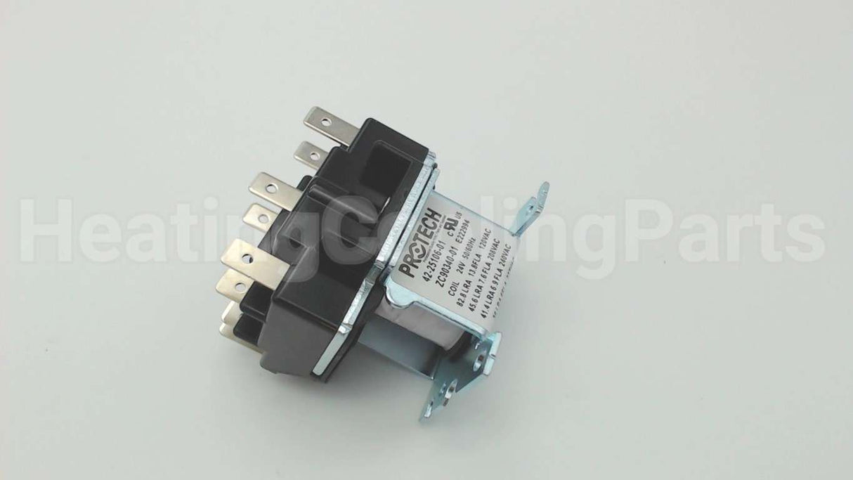 42-25106-01 Rheem-Ruud 24V Dpdt Defrost Relay