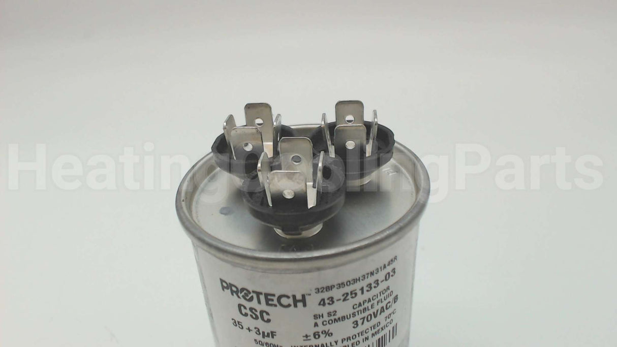 43-25133-03 Rheem-Ruud 35/3M 370V Round Dual Capcitor