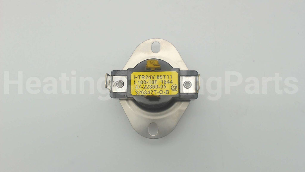 47-22860-05 Rheem-Ruud Spst N/C A/R Limit; 100Op 90Cl