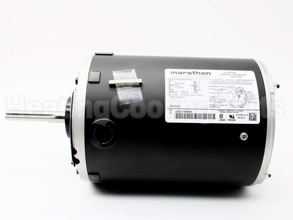 500552601 Daikin-Mcquay Mtr 1Hp 1140Rpm 208-230/460/3