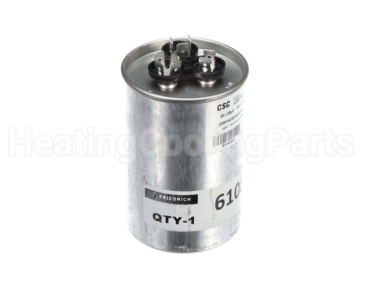 61080527 Friedrich Air Conditioning Capctr 45/20 Mf 440V 2.5