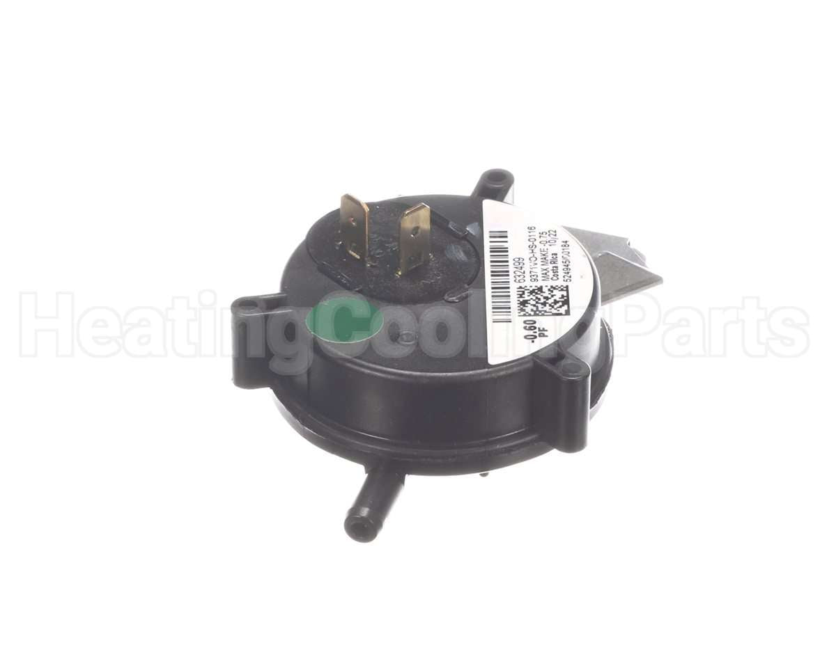 632499R Nordyne -.60"Wc Spst Pressure Switch
