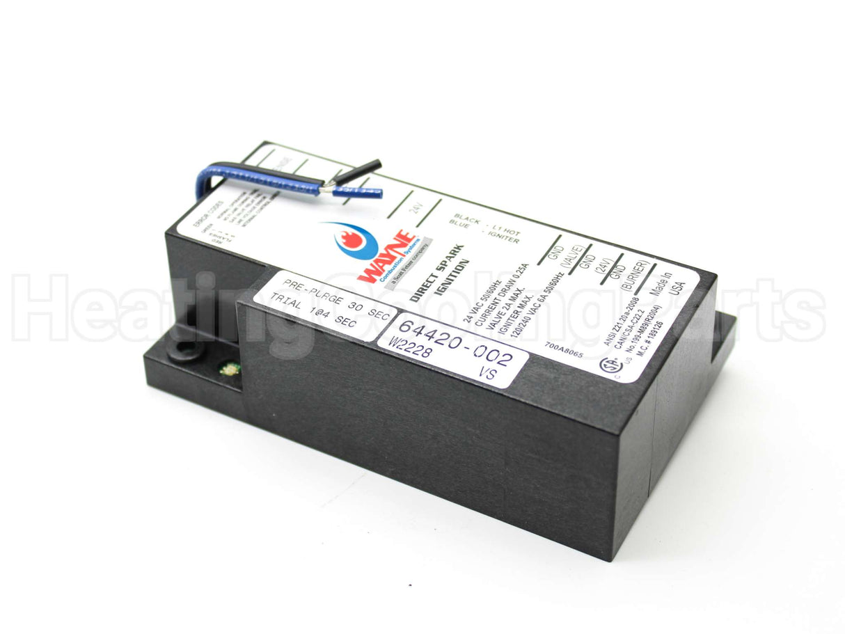 64420-002 Wayne Combustion Ign Control-Wayne-Series 8