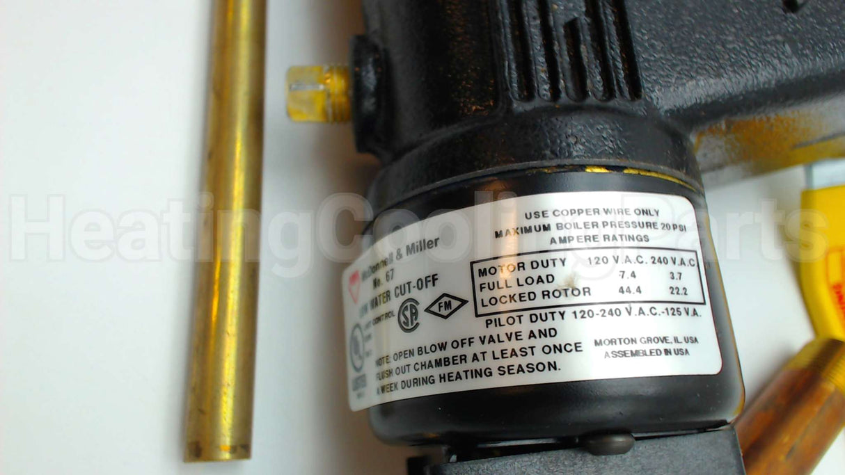 67 Xylem-Mcdonnell & Miller Lwcow/Quik Hookup,20#,#149400