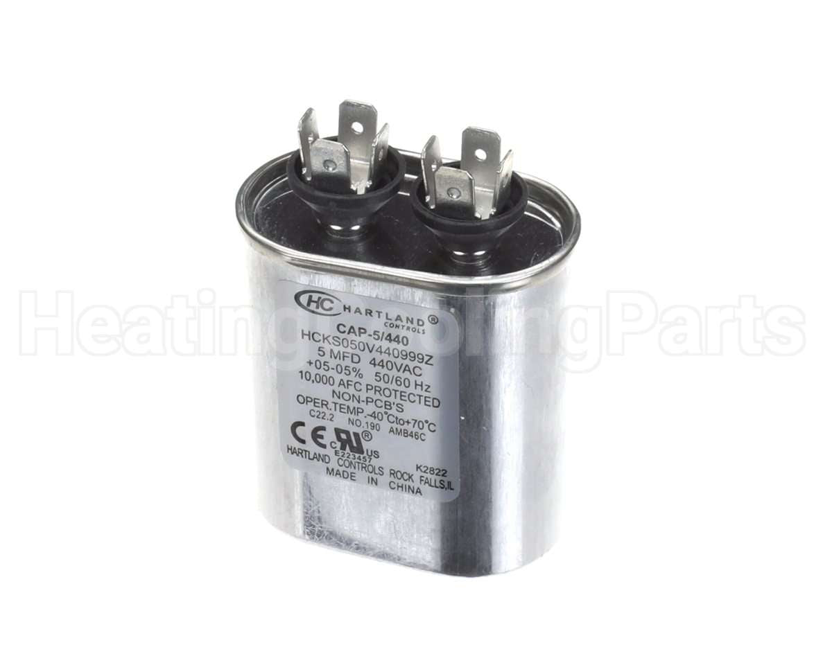 802007046 Daikin-Mcquay 5Mfd 370V Oval Run Capacitor