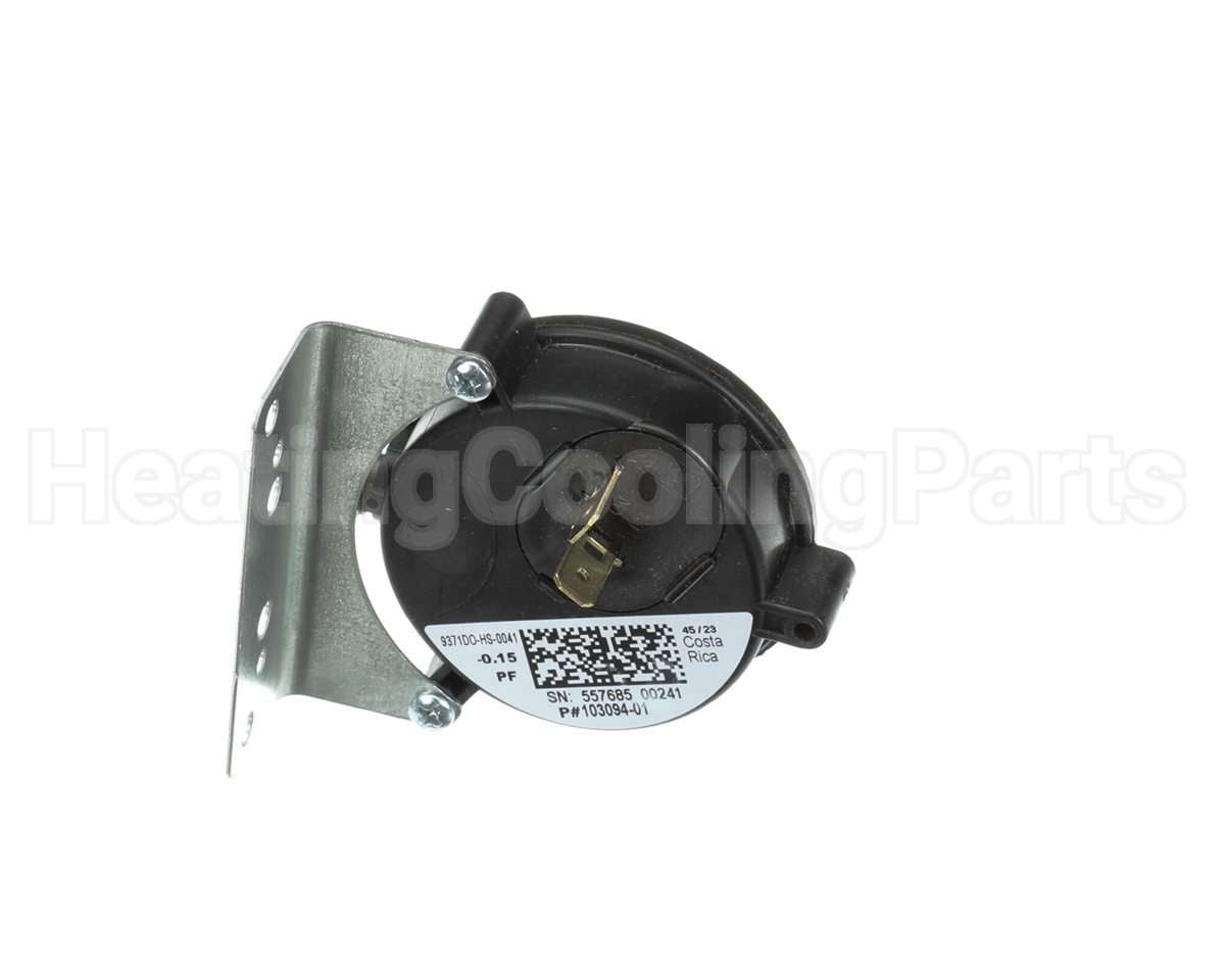 88W59 Lennox Pressure Switch Spst -.15"Wc