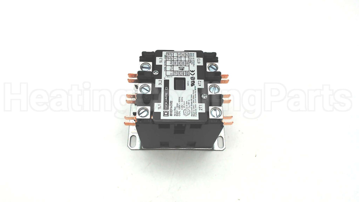 8910DPA43V02 Schneider Electric (Square D) 3Pole 40Amp 120V Contactor