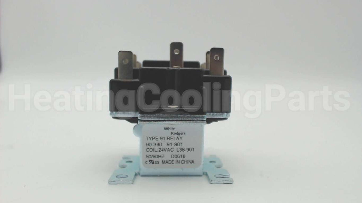 90-340 Copeland Comfort Control (White Rodgers) 2Pdt 24V Pwr Pwr Relay