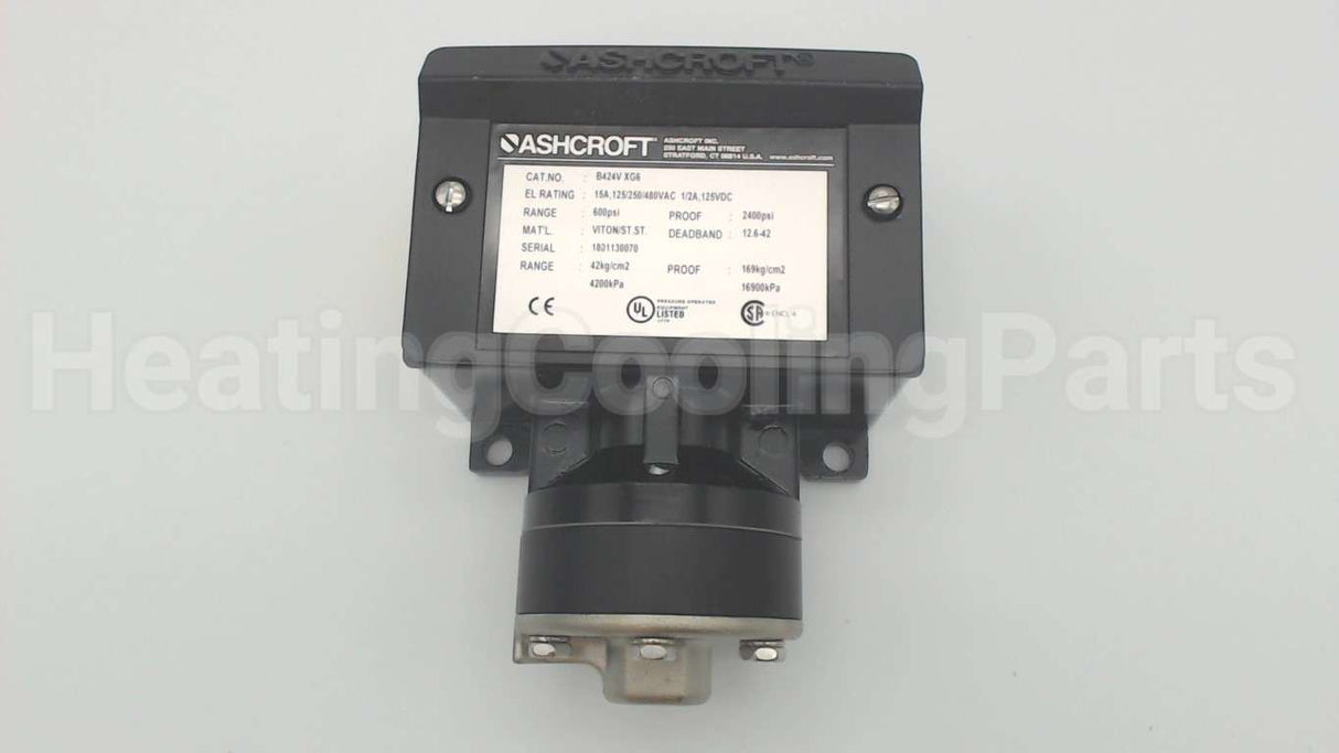 B424VXG6-600 Ashcroft Press Switch 0-600# 300F