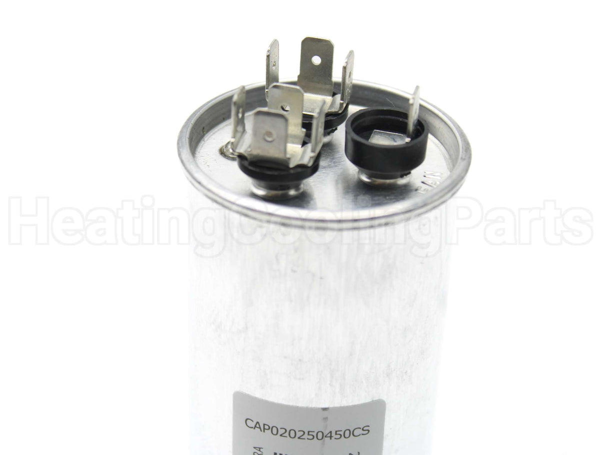 CAP020250450CS Amana-Goodman 2/25 Mfd Cap 450 Vac Round
