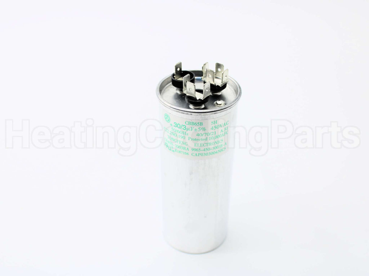 CAP030300450CS Amana-Goodman 3/30Mfd 450V Dual Round Cap