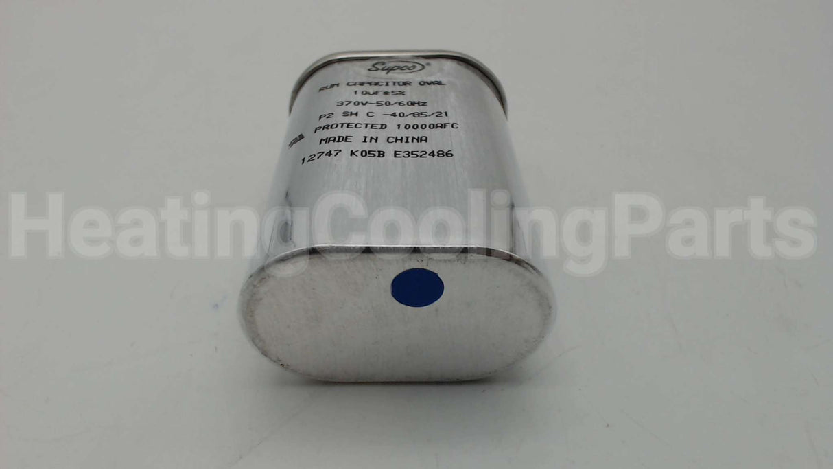 CR10X370 Supco 10Mfd 370V Oval Run Capacitor