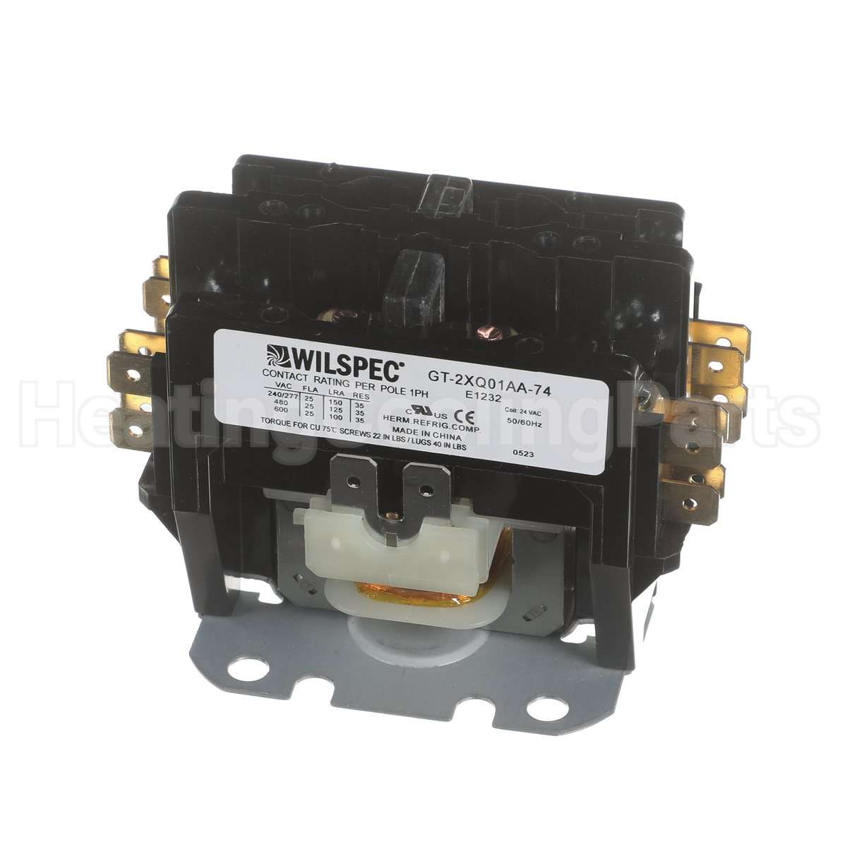 E1232 First Company Contactor 2 Pole 25Amp