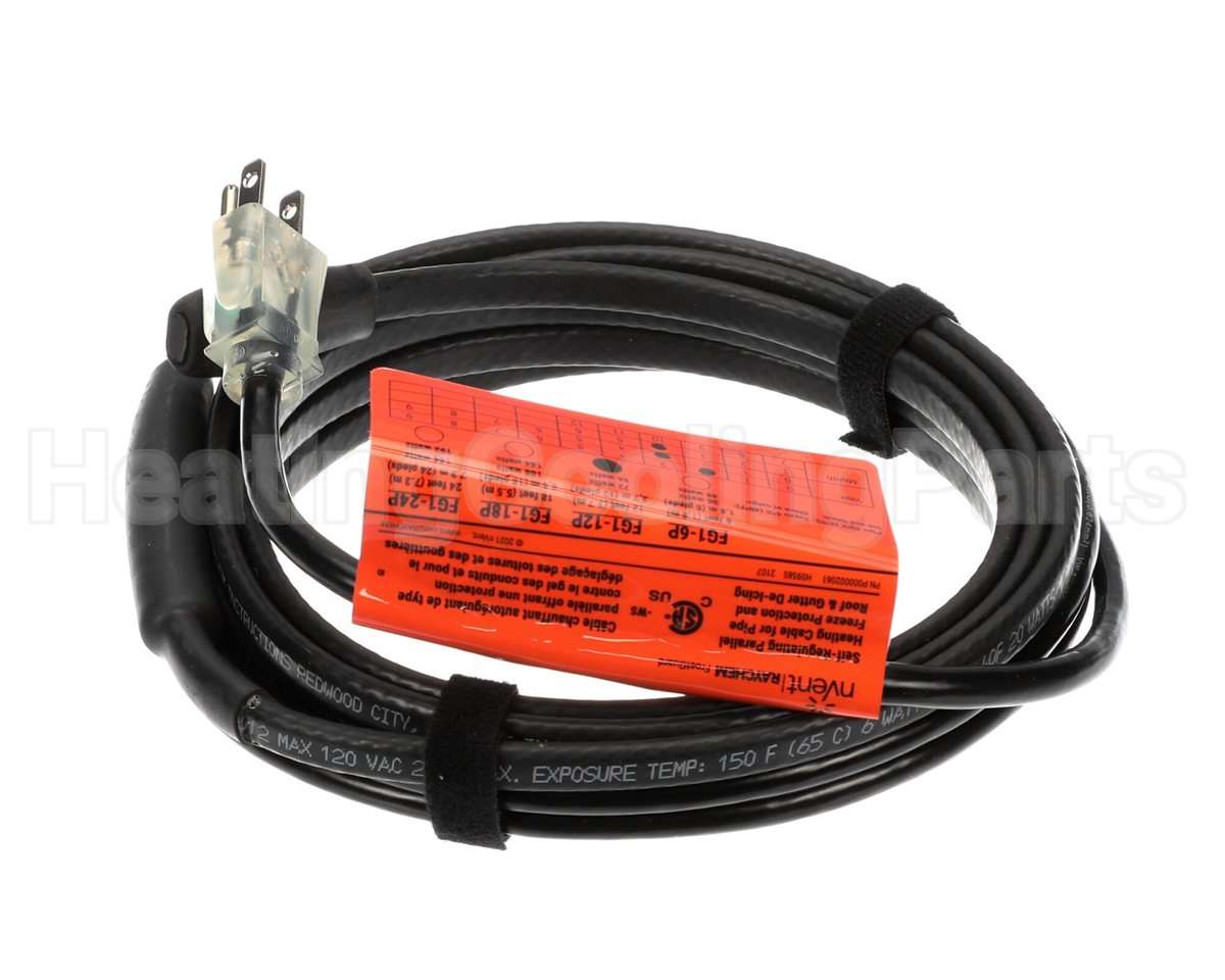 FG1-12P Compatible Heatcraft Raychem Heat Tape 12" Length