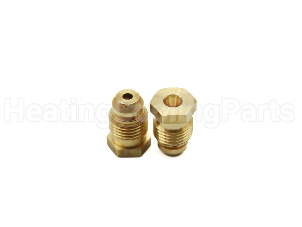 FTG75-1H Baso Gas Products Compressionfitting (2Pack)
