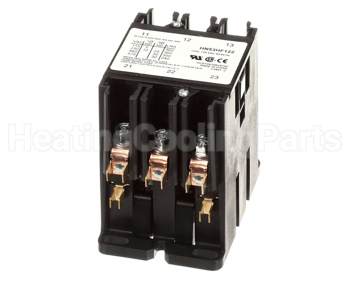 HN53HF122 Carrier Contactor 60Amp 120V Coil