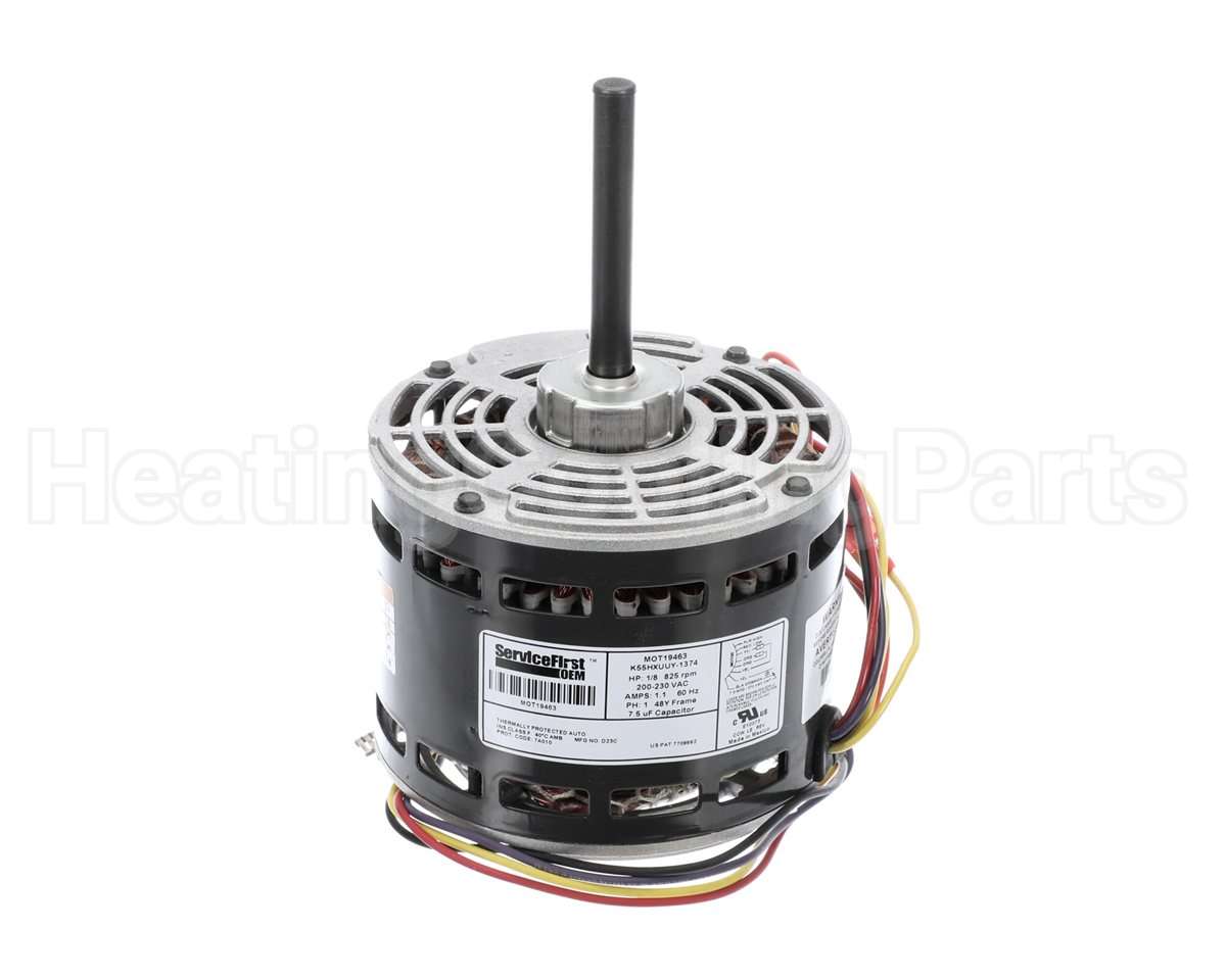 MOT19463 Trane 200-230V1Ph 1/8Hp 825Rpm Motor
