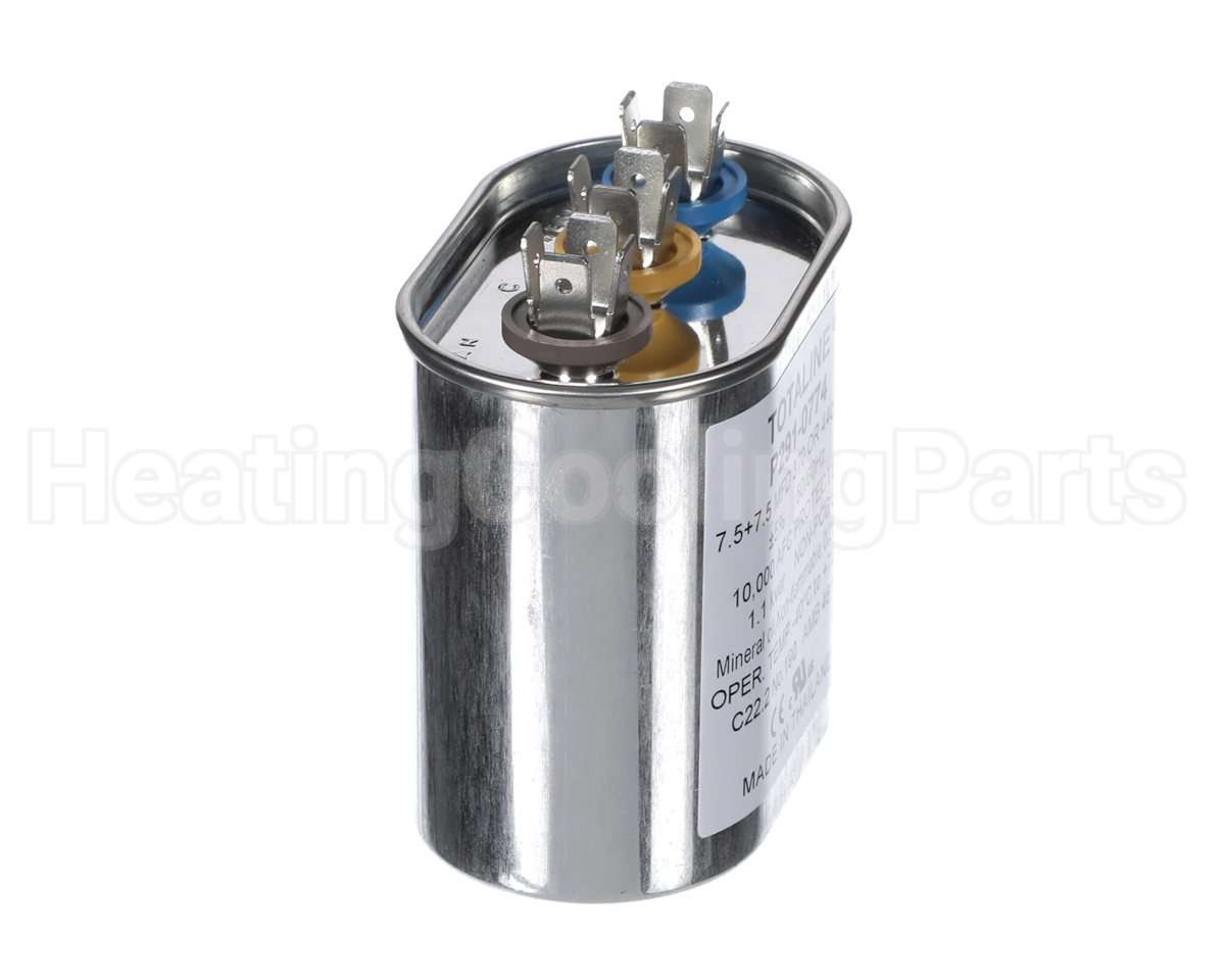 P291-0774 Carrier 7.5/7.5Mfd 440V Oval Capacitor