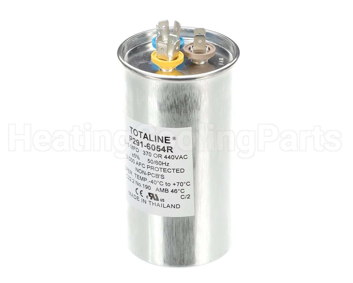 P291-6054R Carrier 60/5Mfd 440V Rnd Dual Capacitr