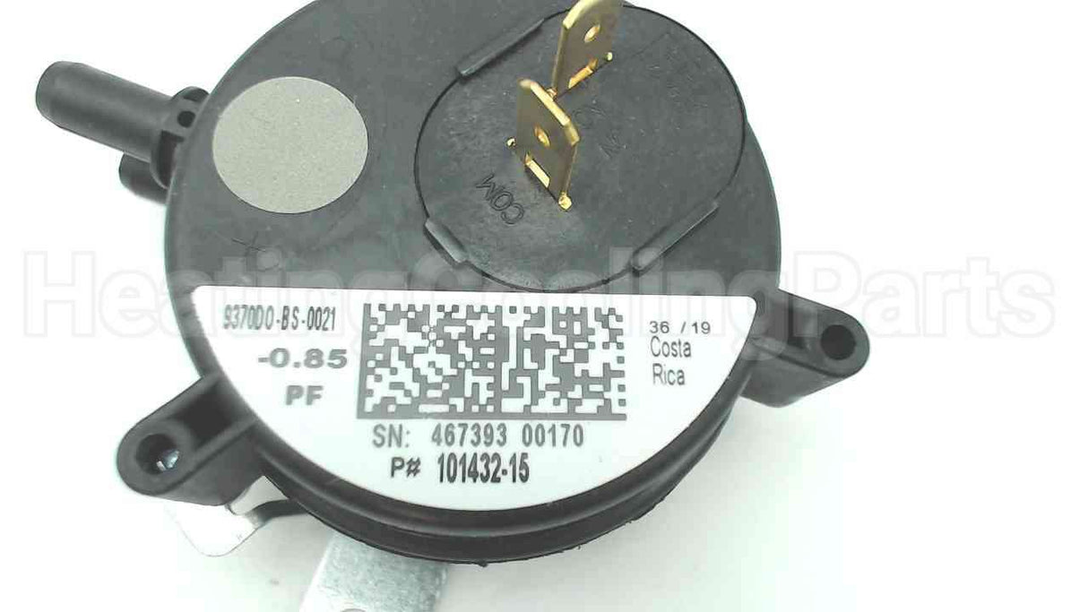 R101432-15 Armstrong Furnace -.85"Wc Spst Pressure Switch