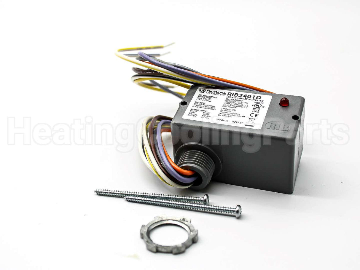 RIB2401D Functional Devices 24Vac/Dc;120V 10A Pilotctrlrly