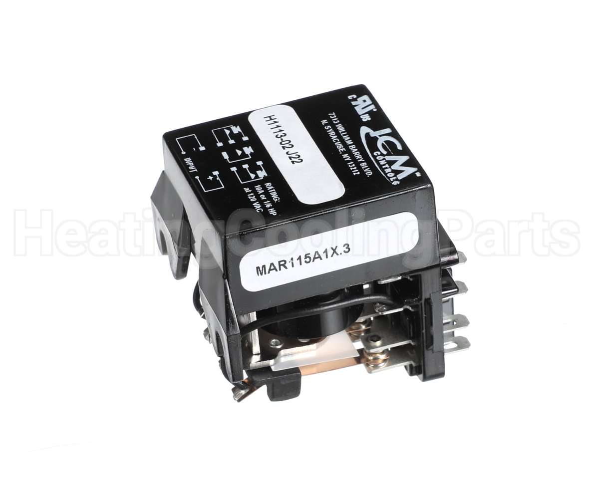 RLY0872 Trane 115V 10A 3Pdt .3S Delay Relay