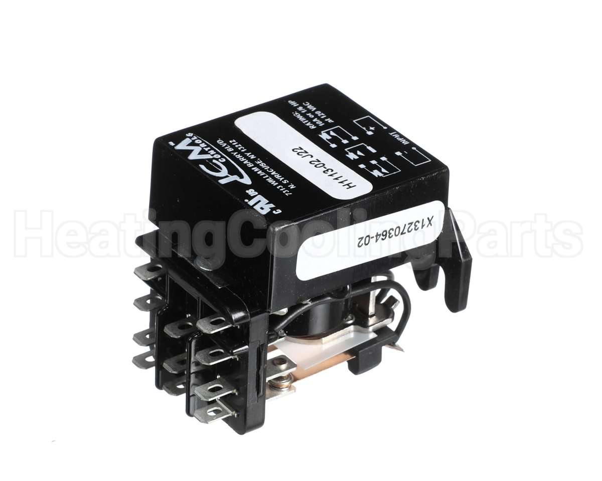RLY0872 Trane 115V 10A 3Pdt .3S Delay Relay