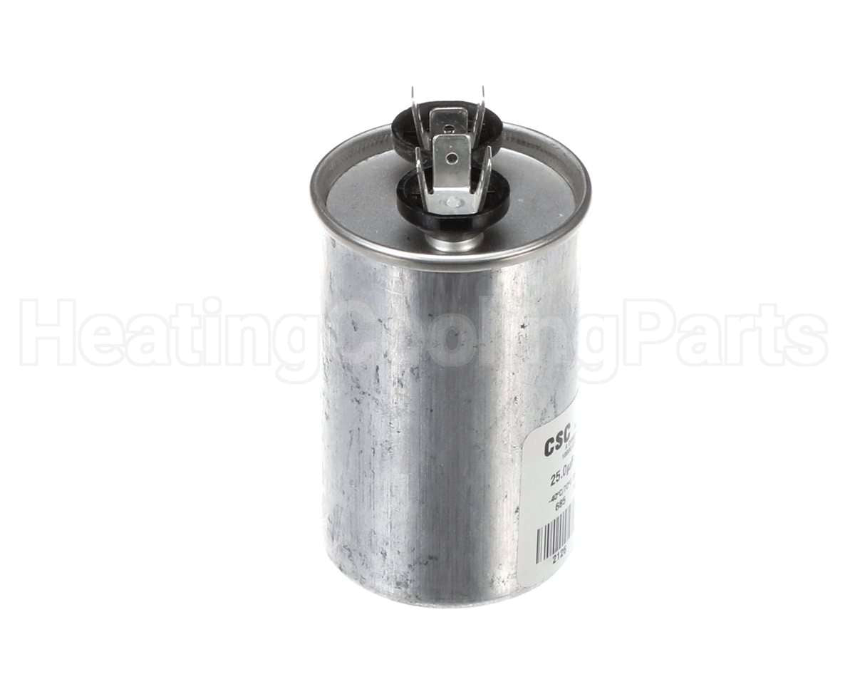 S1-024-23181-700 York 25Mfd 370V Rnd Run Capacitor