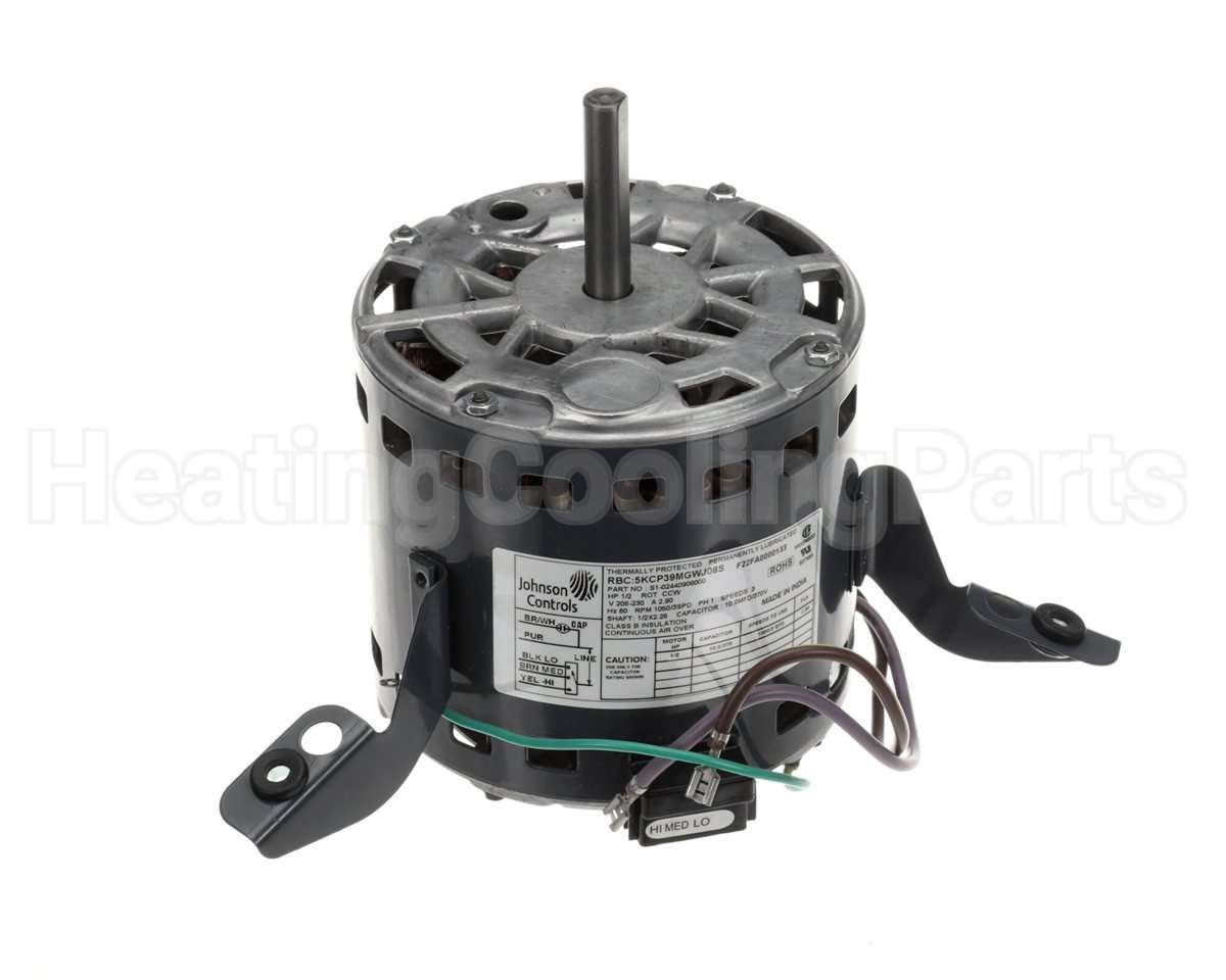 S1-024-40908-000 York 230V1Ph 1/2Hp 1075Rpm 3Spd Ccw
